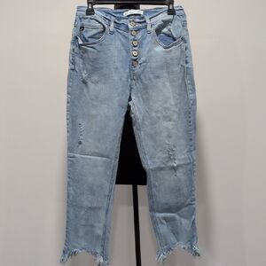 KanCan Light Blue Distressed Women Jeans